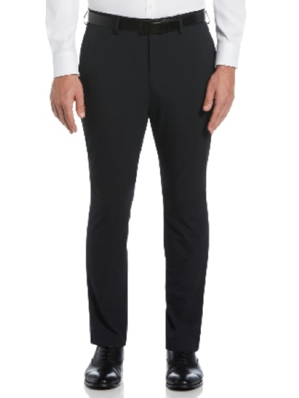 Perry Ellis Men's Very Slim Fit Stretch Pants - Black